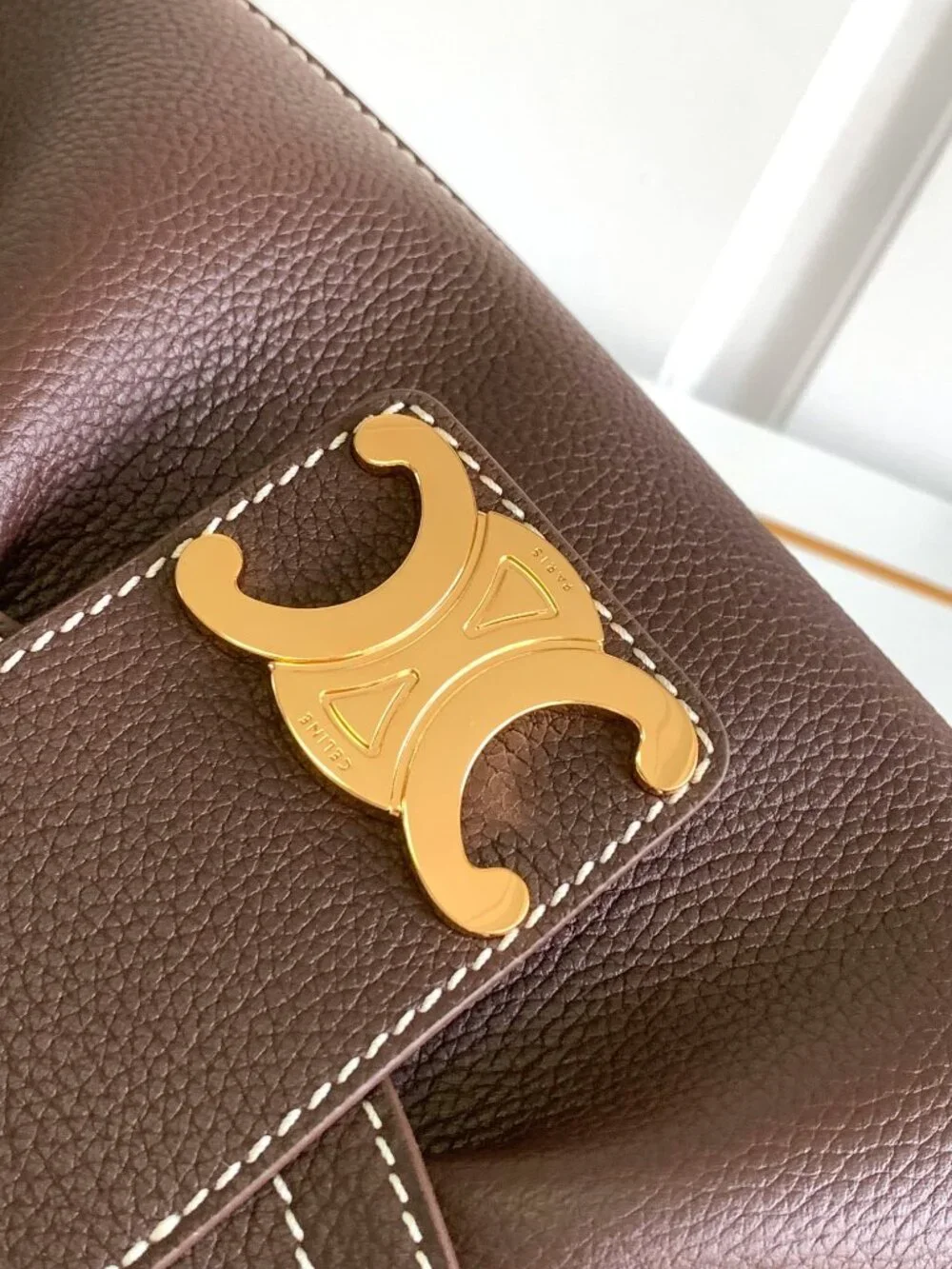 CELINE POLLY Medium Handbag in Soft Calfskin
